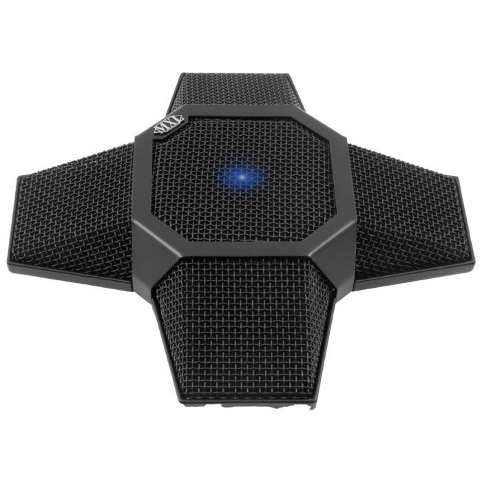 MXL Microphones 01 0128 AC-360-Z V2 USB Konferans Yayın Mikrofonu (Siyah) | Zoom Rooms Sertifikalı 360º 12 Kapsüllü USB Web Konferans